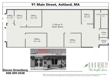 91 Main Street, Ashland, Massachusetts 01721, ,Commercial Lease,For Rent,Main Street,72983038