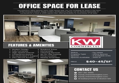 69 Batterymarch St, Boston, Massachusetts 02110, ,Commercial Lease,For Rent,Batterymarch St,73342178