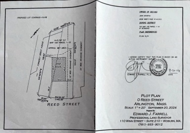 0 Reed St, Arlington, Massachusetts 02475, ,Land,For Sale,Reed St,73395719