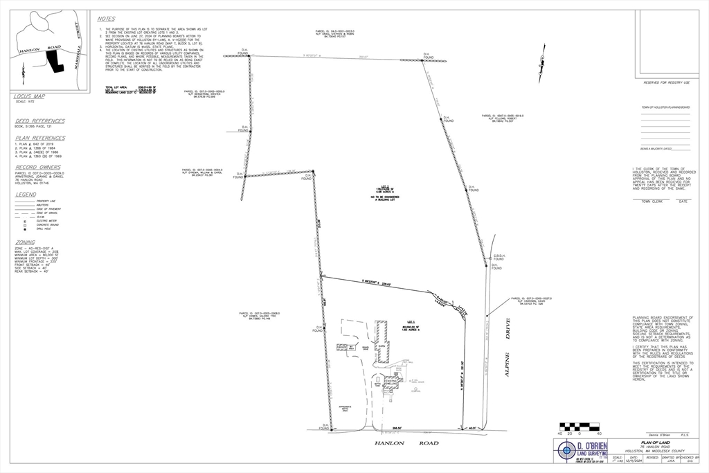 Lot 2 Hanlon Road, Holliston, Massachusetts 01746