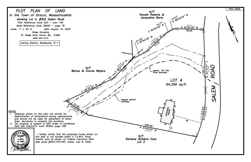 302 Salem Road, Dracut, Massachusetts 01826, ,Land,For Sale,Salem Road,73459958