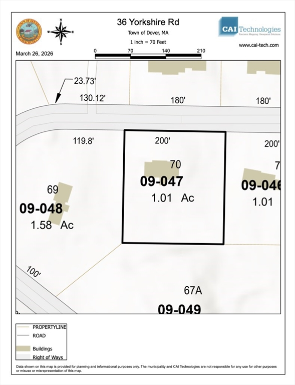 36 Yorkshire Rd, Dover, Massachusetts 02030