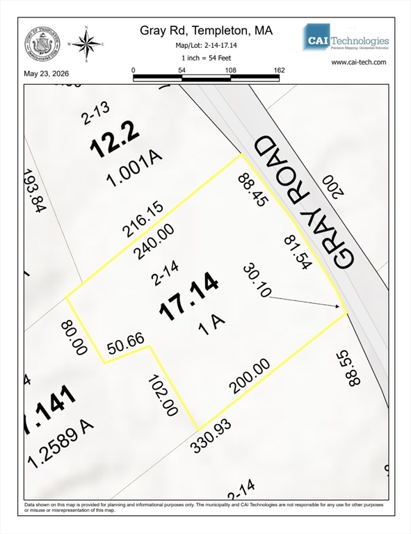 0 Gray Road, Templeton, Massachusetts 01468
