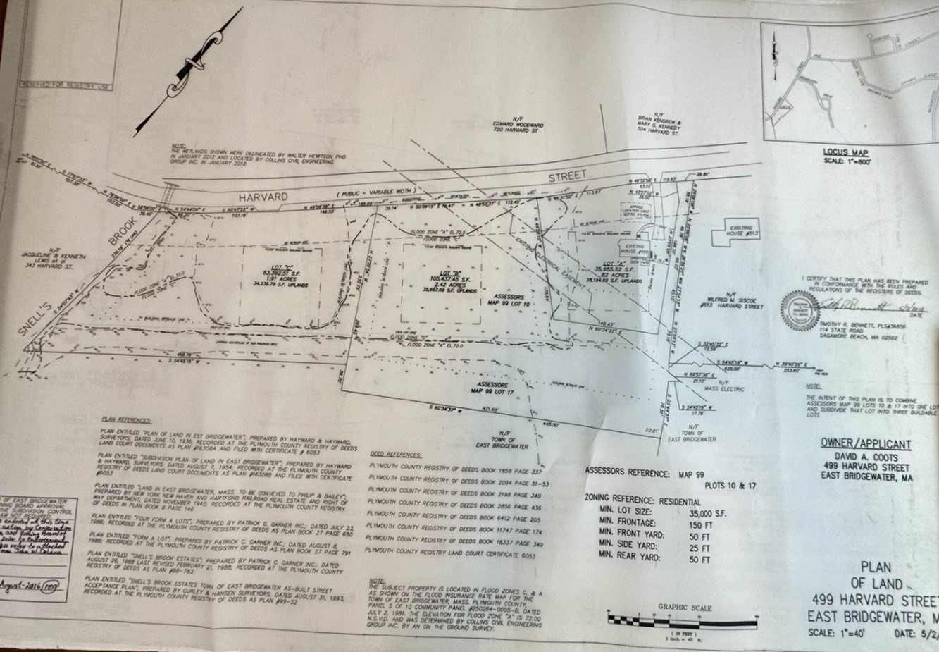 499 Harvard St., Lot C, East Bridgewater, Massachusetts 02333