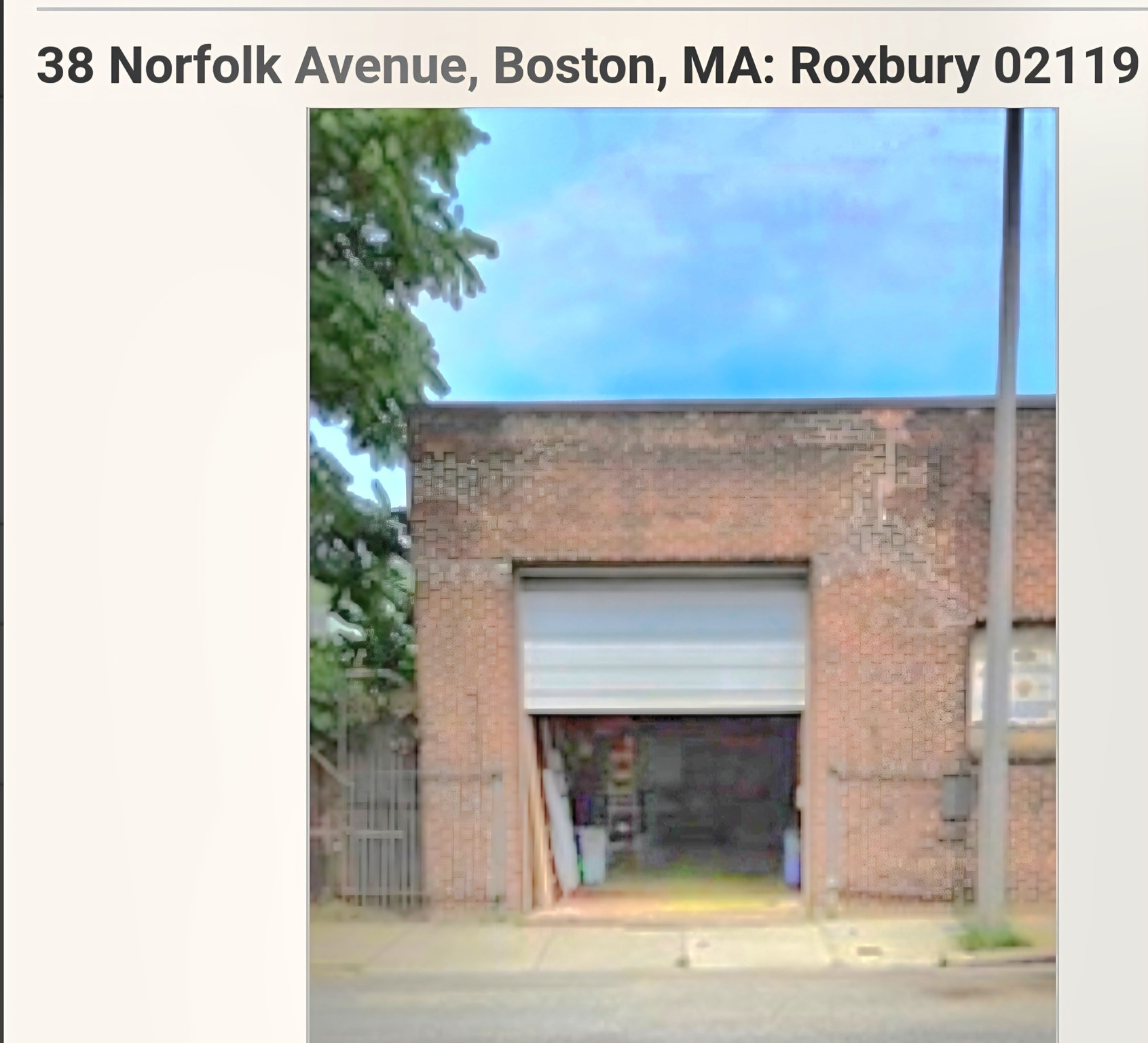 38 Norfolk Avenue, Boston, Massachusetts 02119