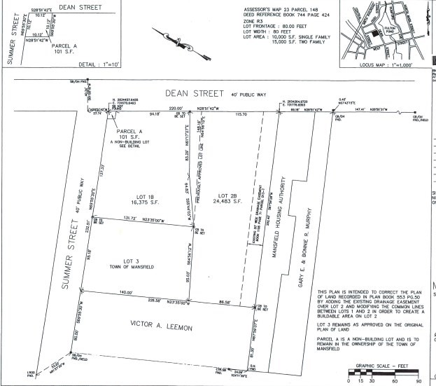 Lot 2B Dean St, Mansfield, Massachusetts 02048